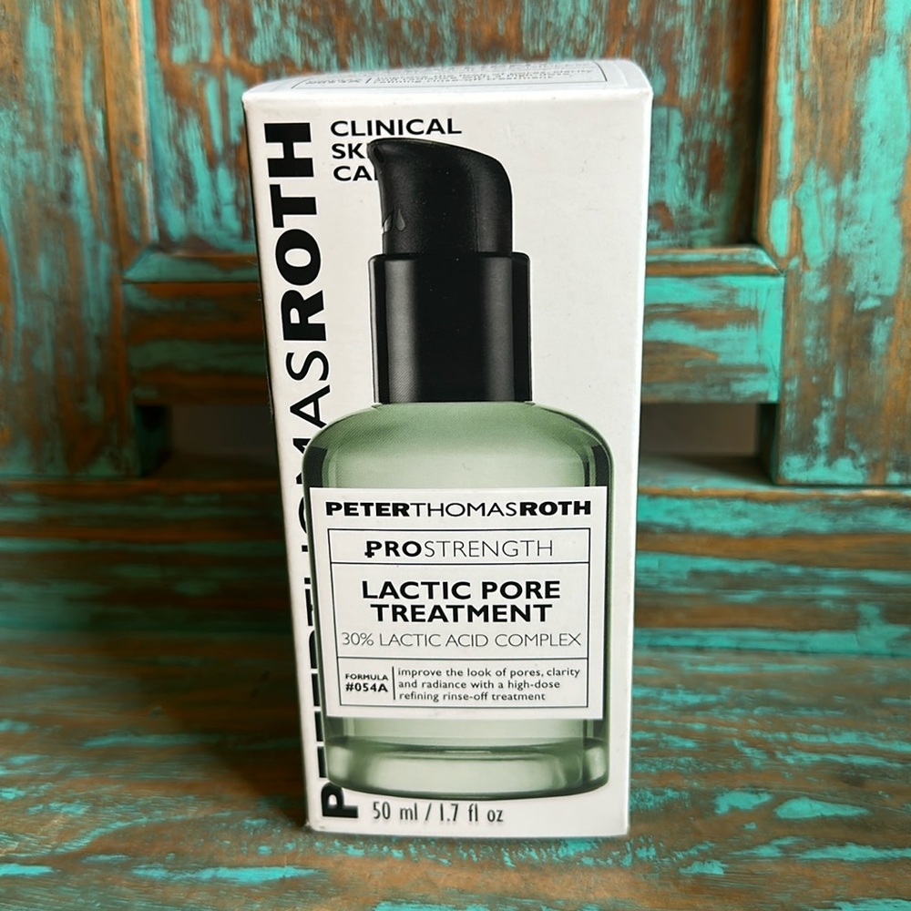 New Peter Thomas Roth Lactic Pore Treatment 30% 1.7 fl oz
